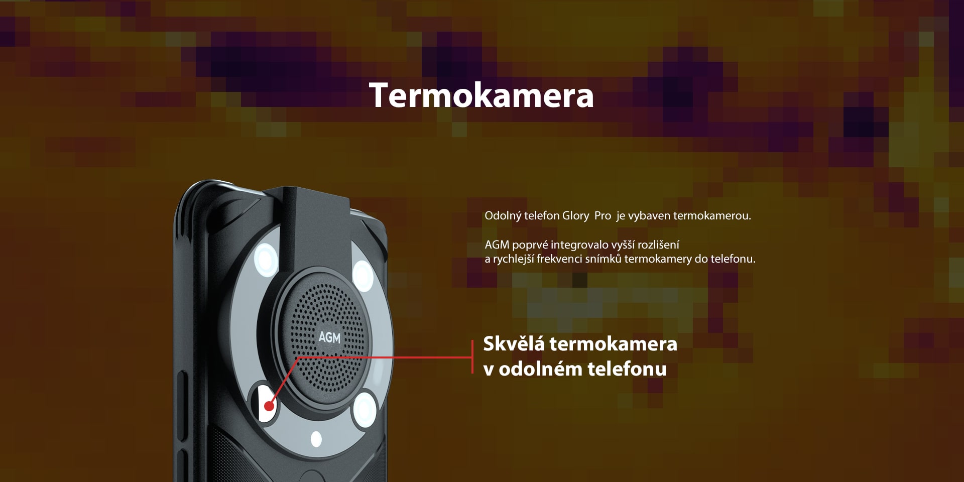 AGM Glory G1 Pro termokamera